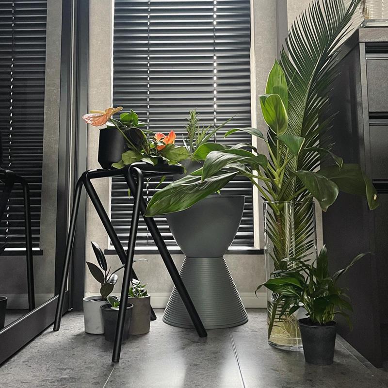 DUENDE ブラック スツール santecdirect_du0321bk