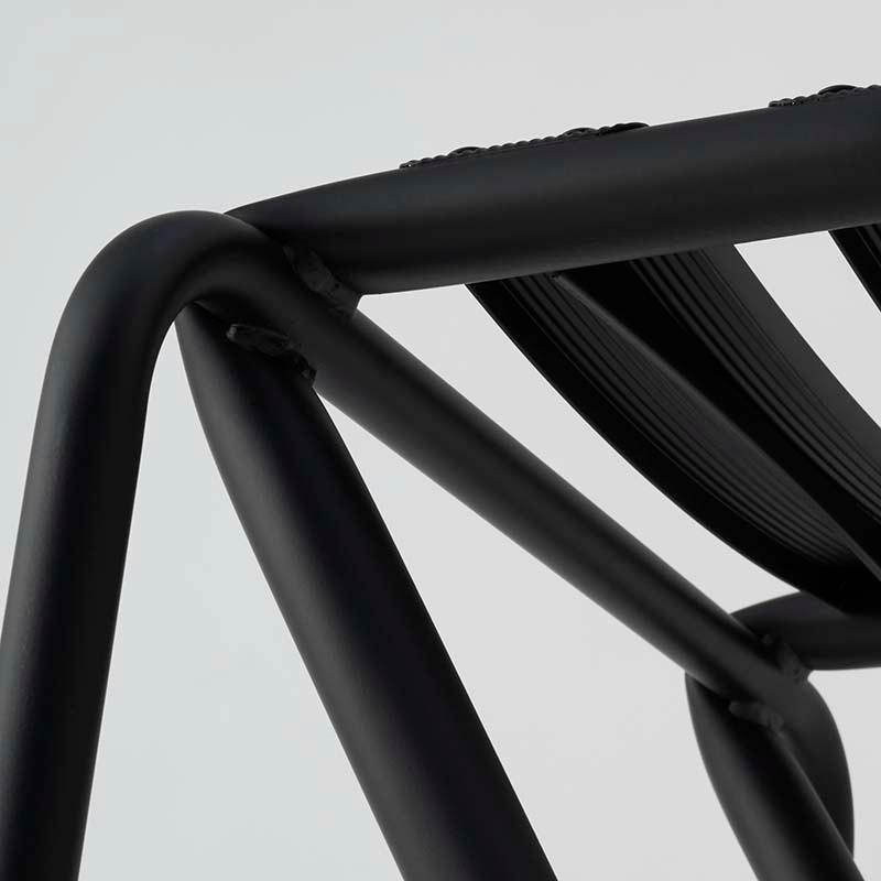 スツール BENT STOOL HIGH ベントスツール ハイ 座面高61.7cm Black 黒 グッドデザイン賞 カウンターチェア キッチンチェア 腰掛け DU0321BK DUENDE(デュエンデ)_11