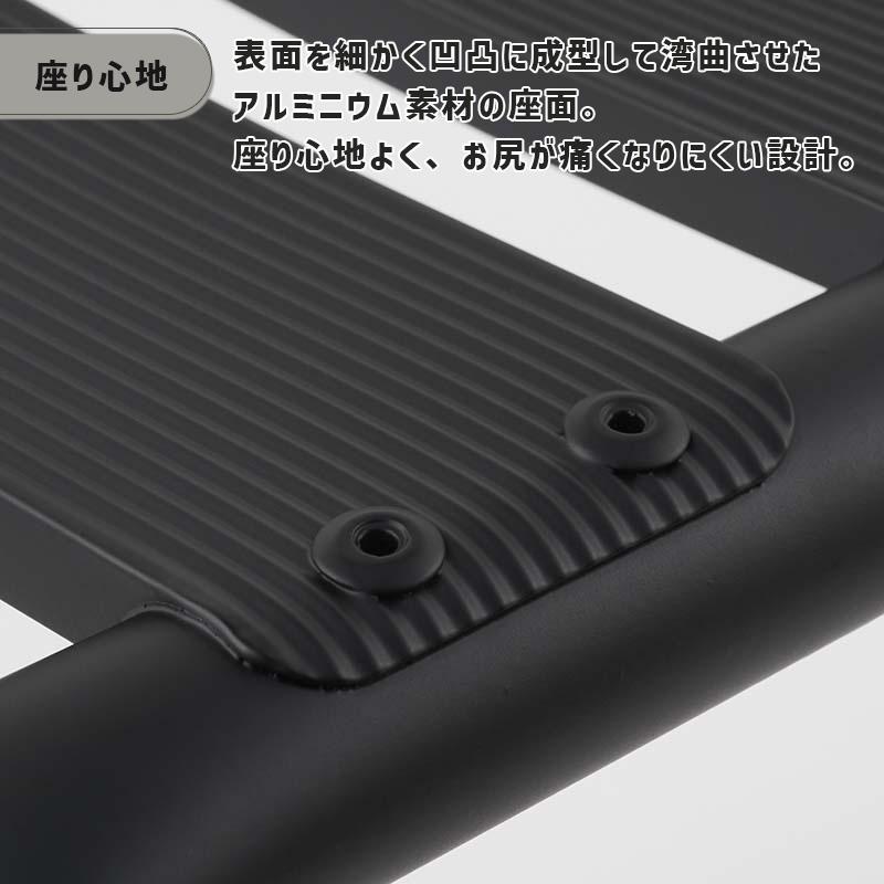 スツール BENT STOOL HIGH ベントスツール ハイ 座面高61.7cm Black 黒 グッドデザイン賞 カウンターチェア キッチンチェア 腰掛け DU0321BK DUENDE(デュエンデ)_4