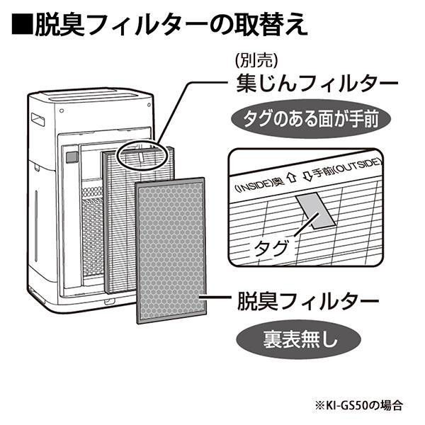 SHARP（シャープ） FZ-F50DF 脱臭フィルター 純正品 プラズマ