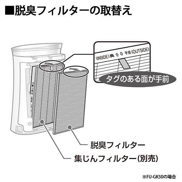 SHARP（シャープ） 純正品 FZ-GK50DF プラズマクラスター加湿空気清浄