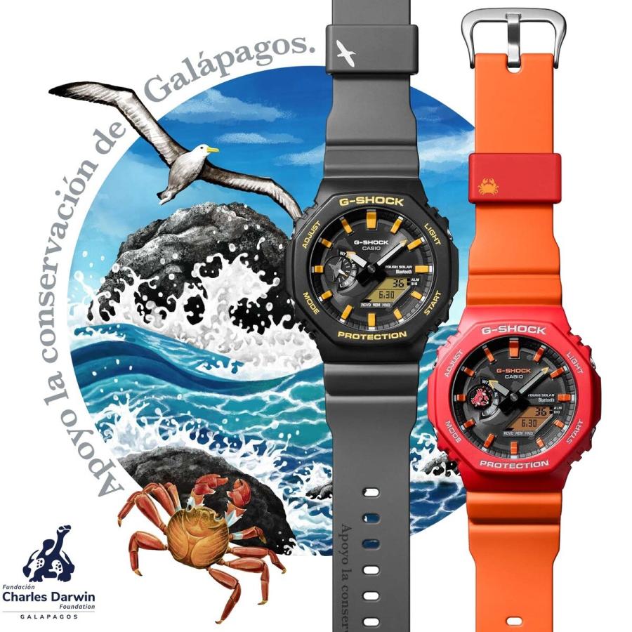 新品未使用 GA-B2100DF-1AJR CDFコラボ　ガラパゴスアホウドリ G-SHOCK Charles Darwin Foundationコラボレーションモデル ガラパゴス