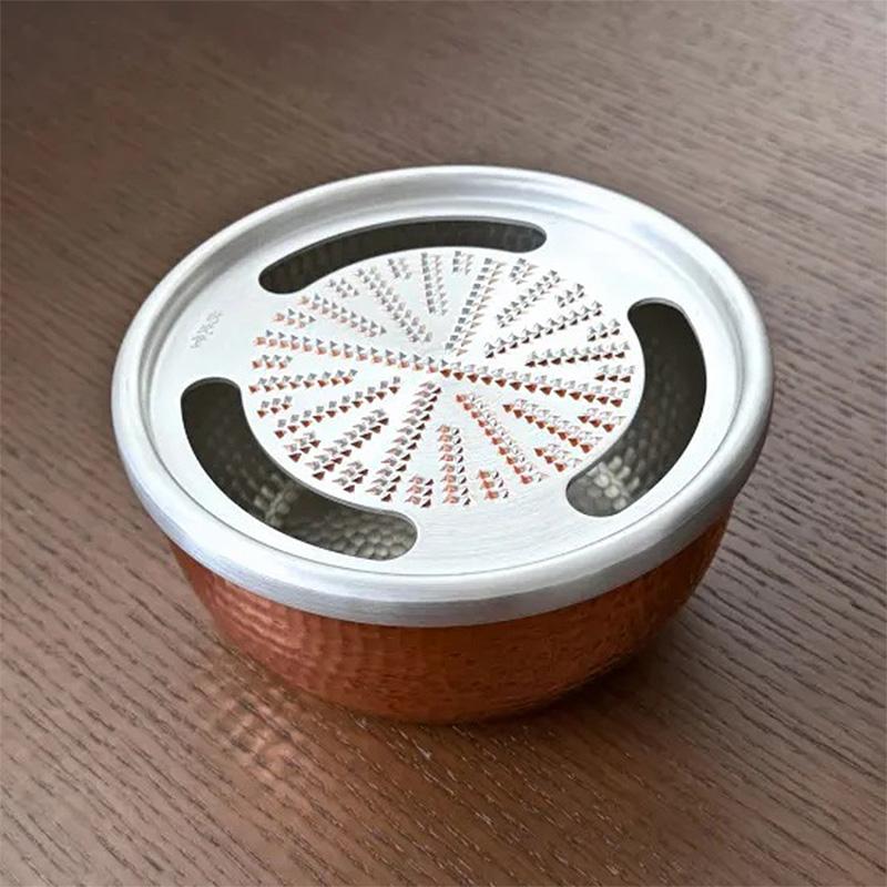 新光金属 新光堂 純銅おろし器 15cm 1200ml HMO-9 おろしき おろしがね
