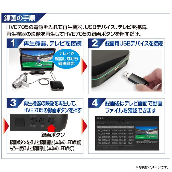 PROSPEC（プロスペック） ハイビジョンレコーダー HVE705 PROSPEC