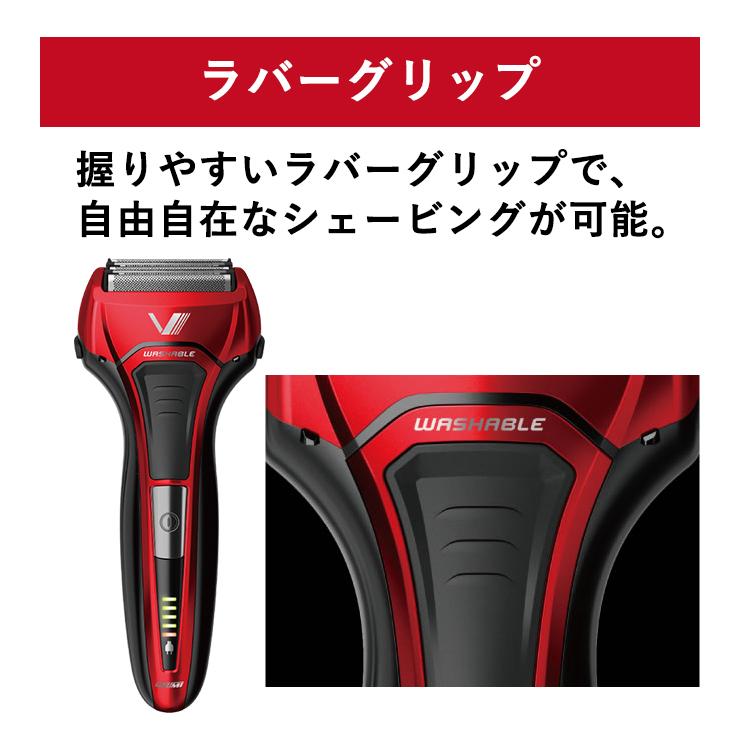 ソリッドシリーズ S-DRIVE 電動シェーバー レッド (+1 替刃付属 SO
