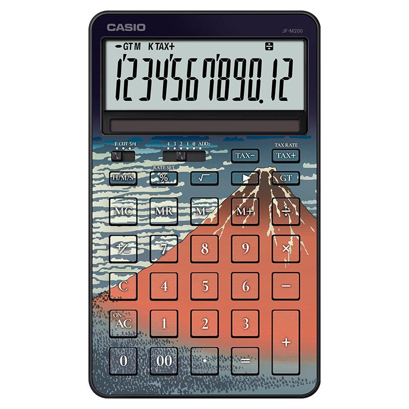 CASIO（カシオ） 葛飾北斎モデル スタイリッシュ電卓 デザイン
