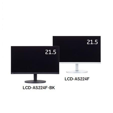 NEC 21.5型3辺狭額縁VAワイド液晶ディスプレイ(白色) LCD-AS224F