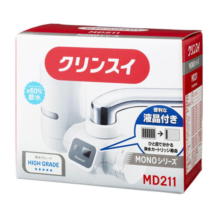 クリンスイ 浄水器 蛇口 直結型 MONOシリーズ MD211-WT 三菱ケミカル
