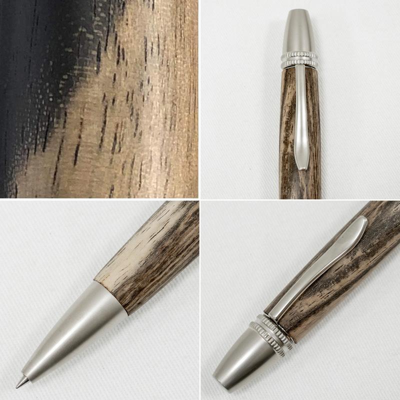 ルミニーオ 爆買 木製ボールペン (黒柿) 日本製 職人 手作り 初期装填