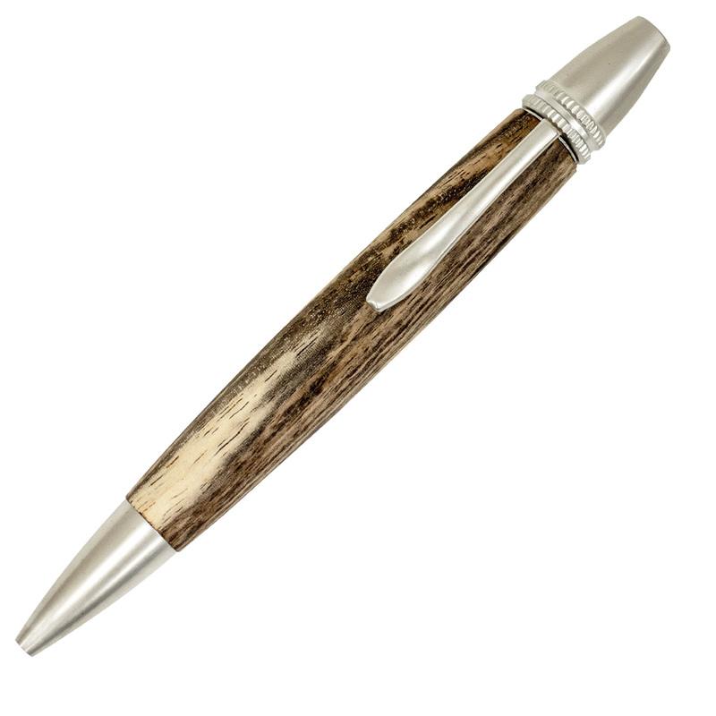 ルミニーオ 木製ボールペン (黒柿) 日本製 職人 手作り 初期装填 0.5mm