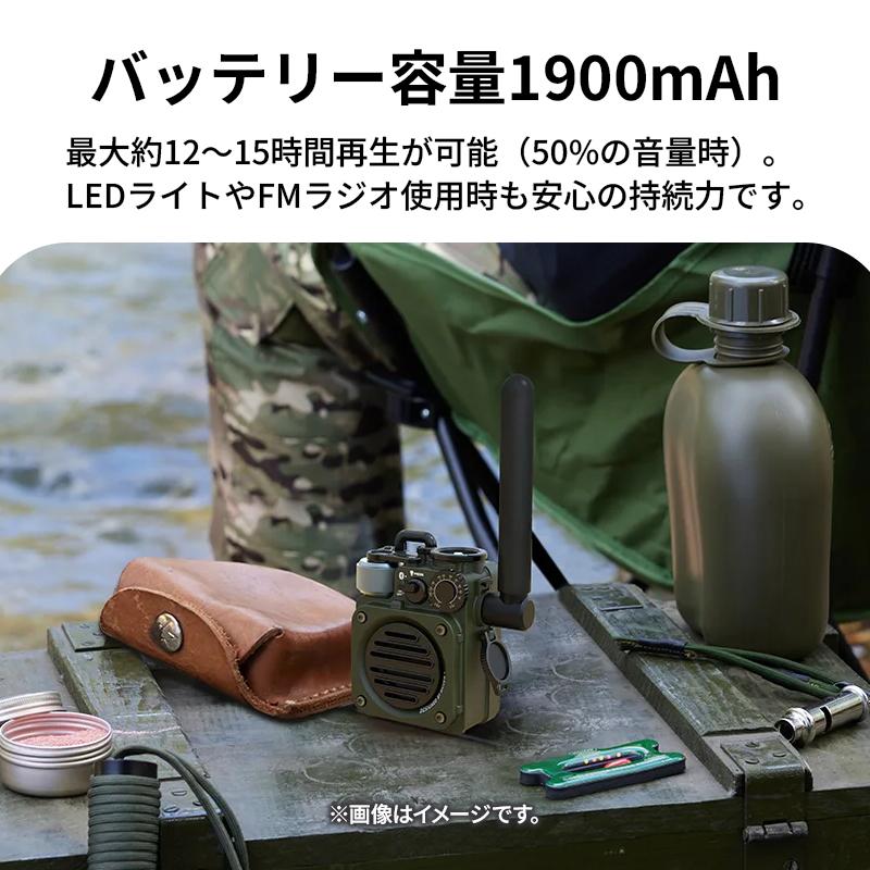 MUZEN（ムゼン） Wild Mini 第3世代 Bluetoothスピーカー ジャングル