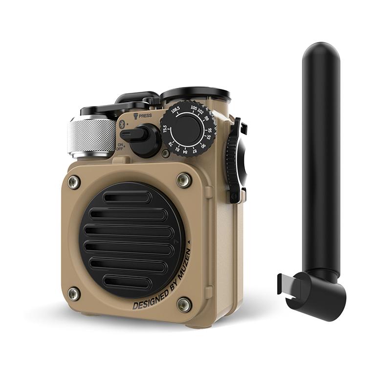 MUZEN（ムゼン） Wild Mini 第3世代 Bluetoothスピーカー 砂漠イエロー