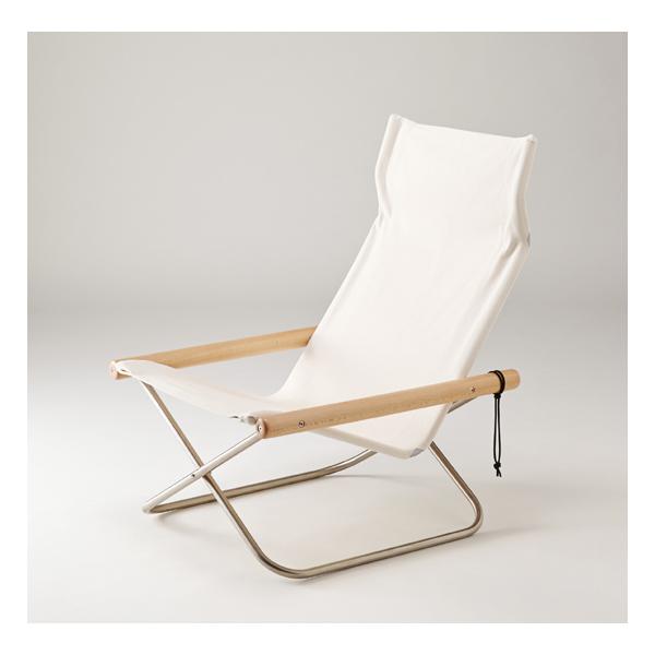ニーチェアX Nychair X ナチュラル／ホワイト 正規品 折りたたみチェア 藤栄 正規品 NychairX ニーチェアエックス ナチュラル/ホワイト 新居猛