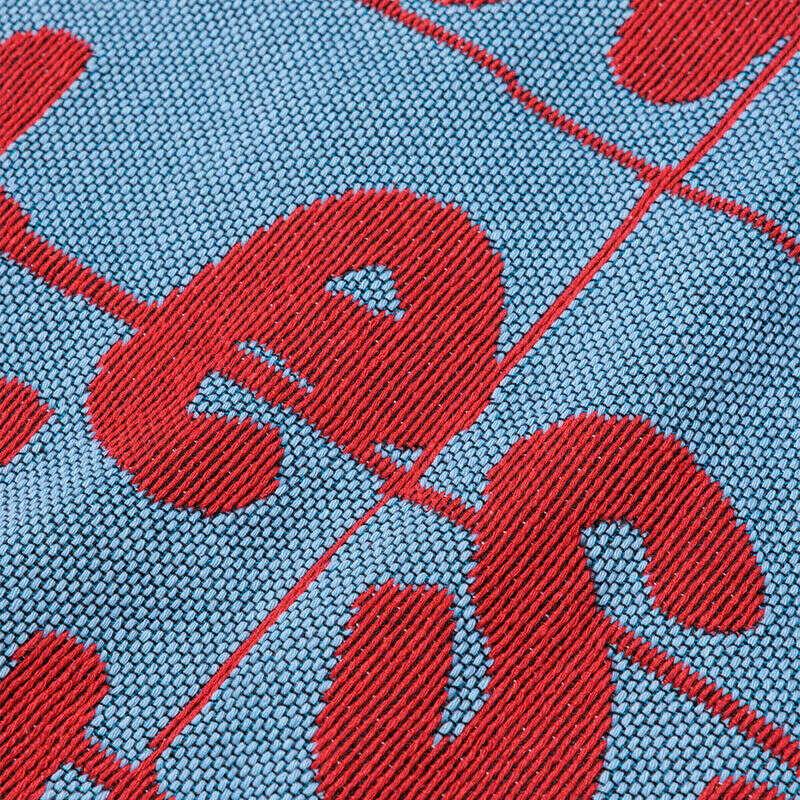 スローケット 130x160cm タイポ ツー ブルー Typography TypoII Blue