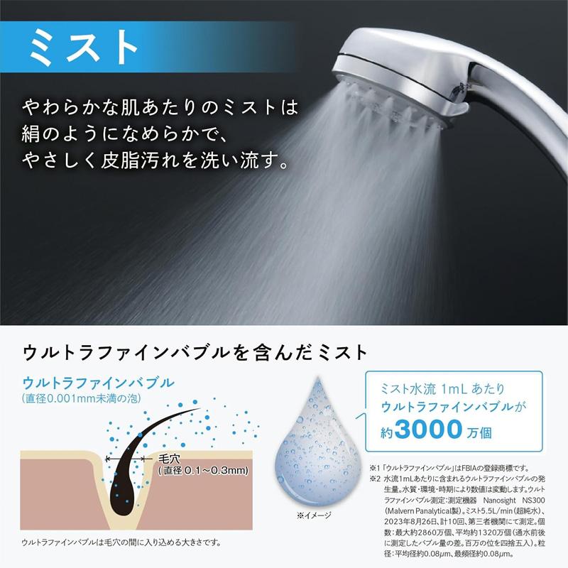 LIXIL（リクシル） ウルトラファインバブル多機能シャワーヘッド PK-BF