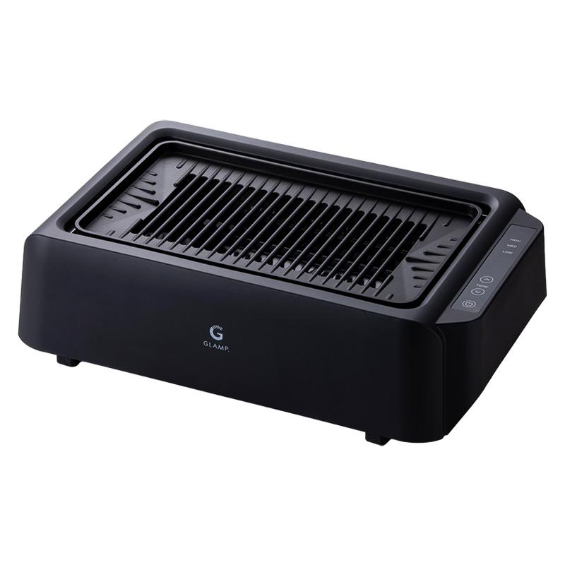 GLAMP 超少煙グリルDX ブラック BLACK 温度調整 減煙 焼肉 ホット