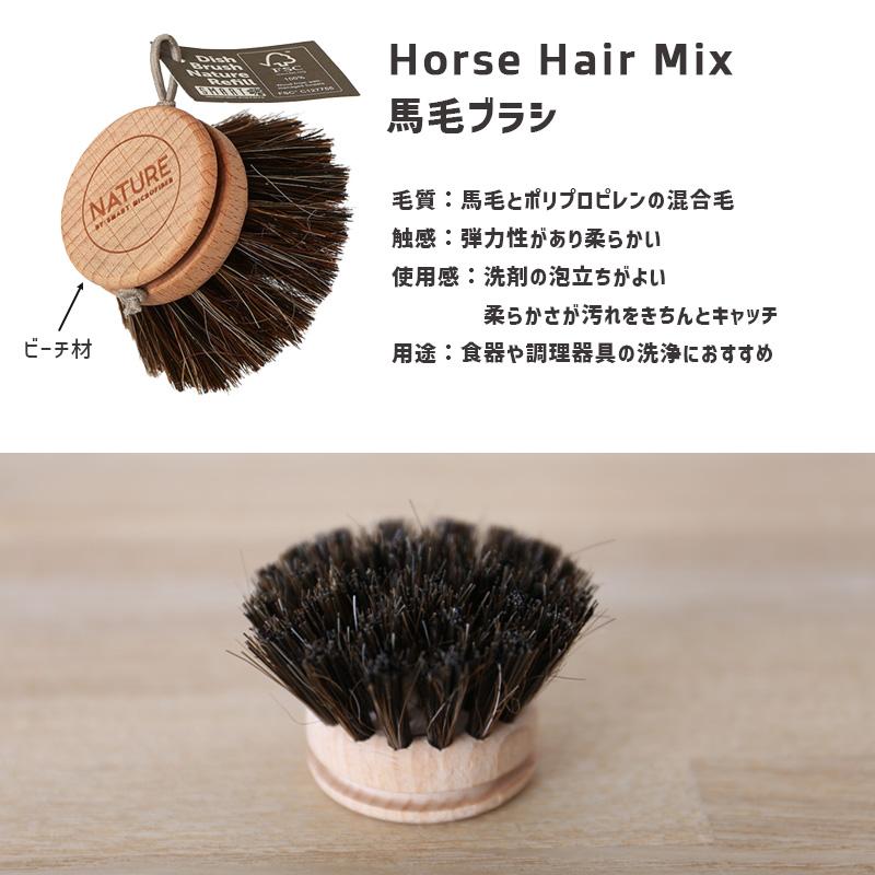 Brush 3点セット（ペス商品） smart 柄付きキッチンブラシ 交換ブラシ3種セット GY グレー