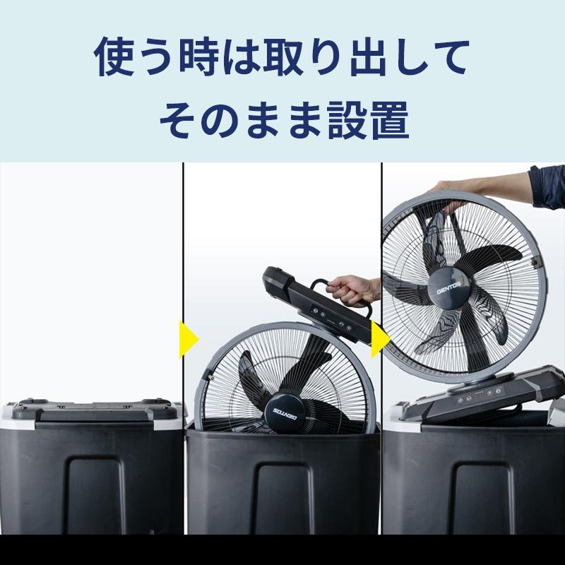 GENTOS（ジェントス） スプラッシュファン ウォーターミストファン SPF