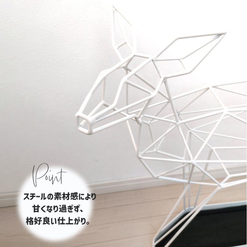 シカの傘立て ディア 鹿 DEER バンビ 小鹿 ホワイト アンブレラ