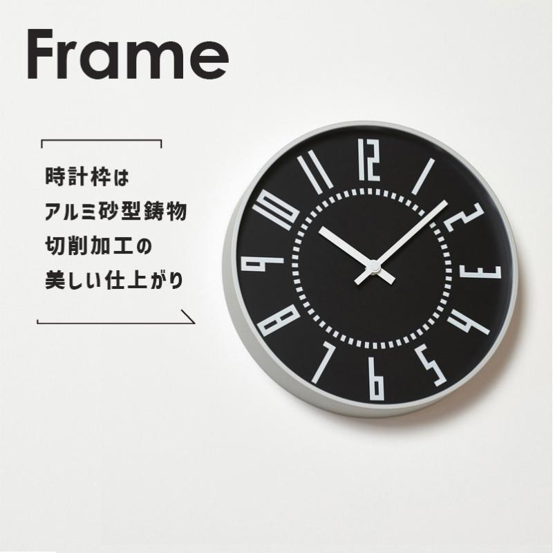 黒柿オリジナル掛け時計 Lemnos 掛け時計 壁掛け オシャレ アナログ時計 eki clock