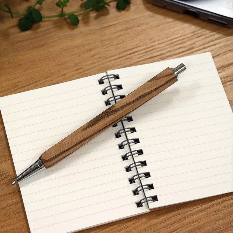 ルミニーオ 八角シャープペン Pen ゼブラウッド 0.5mm ノック式 希少