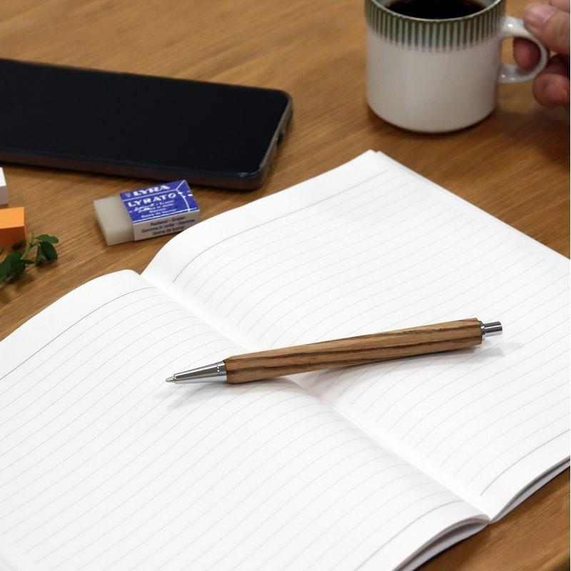 ルミニーオ 八角シャープペン Pen ゼブラウッド 0.5mm ノック式 希少