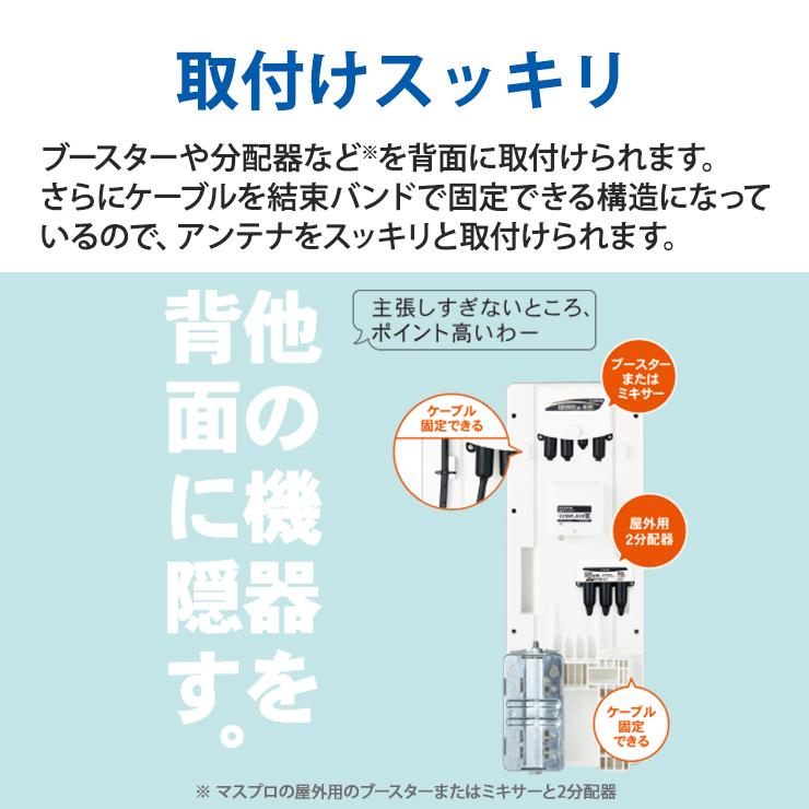 ルーター・ネットワーク機器 MASPRO SKY WALLIE 20 U2SWLA20B-BB Amazon | マスプロ電工 屋外用 地上デジタル放送用 UHFアンテナ SKY