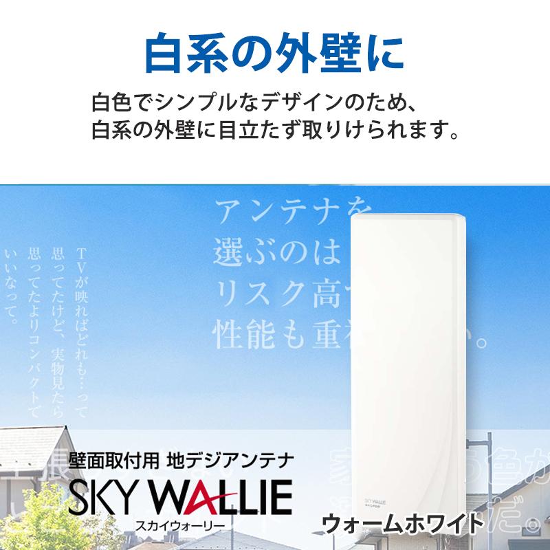 スカイウォーリー 壁面取付用 地上デジタル放送用 平面 UHFアンテナ