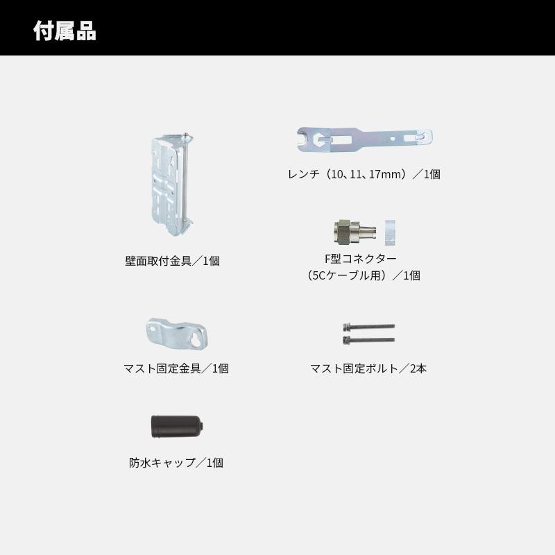 スカイウォーリー 壁面取付用 地上デジタル放送用 平面 UHFアンテナ