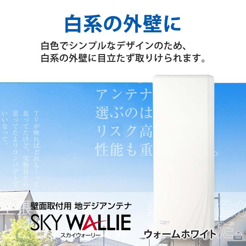 スカイウォーリー 壁面取付用 地上デジタル放送用 平面 UHFアンテナ