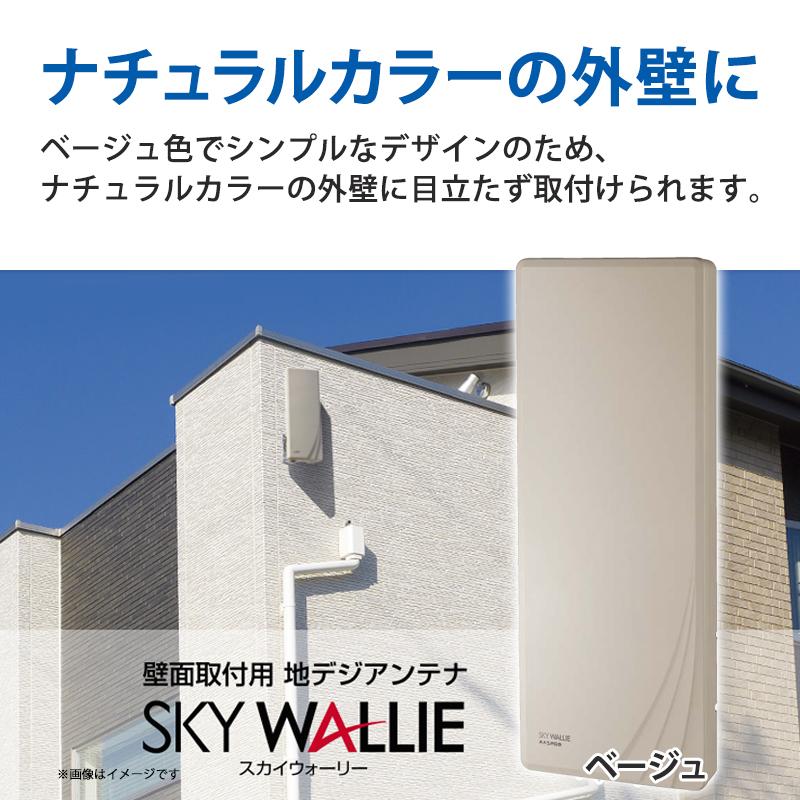 スカイウォーリー 壁面取付用 地上デジタル放送用 平面 UHFアンテナ