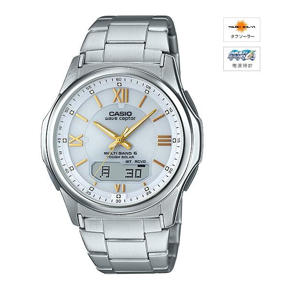 ★未使用★CASIO ソーラー電波時計 WVA-M630D-7AJF wave ceptor MULTIBAND6 ソーラー電波時計 WVA-M630D-7A2JF CASIO
