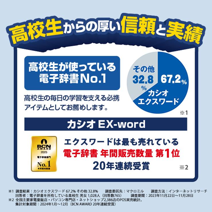 CASIO 電子辞書 EX-word(エクスワード) 高校生スタンダード CASIO 電子辞書 EX-word(エクスワード) 高校生スタンダード