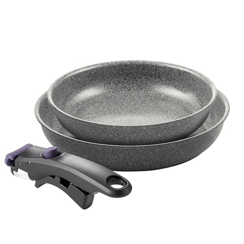 【美品】バッラリーニ ヴィンチ フライパンセット24/28cm 取手付き BALLARINI（バッラリーニ） ヴィンチ Vinci フライパンセット 24/28cm
