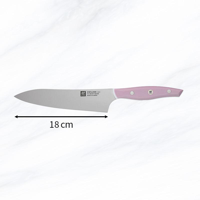 シェフナイフ ツヴィリング Fit II 18cm スモーキーピンクカラー キッチン シェフ ナイフ  Z1030-779-0 ZWILLING J.A. HENCKELS (ツヴィリング J.A. ヘンケルス)の画像