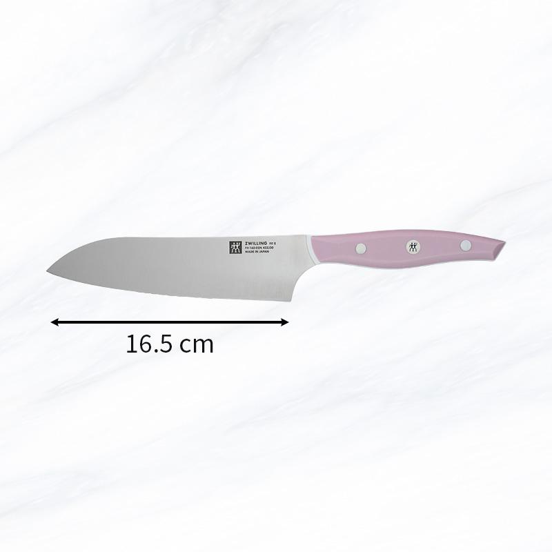 ツヴィリング フィット 三徳包丁 Fit II 16.5cm スモーキーピンク