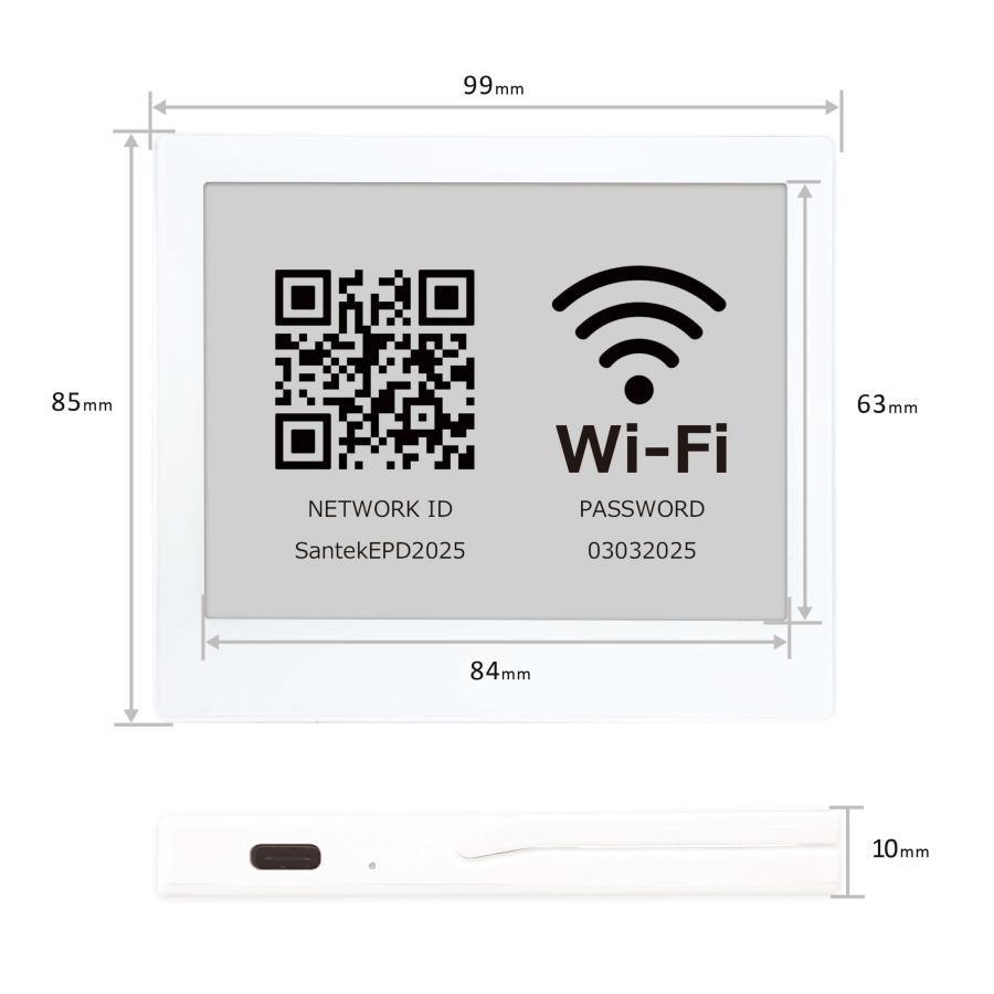 EZ Sign 4.2インチ 【EPD】 4色表示 電子ペーパーディスプレイ E-paper