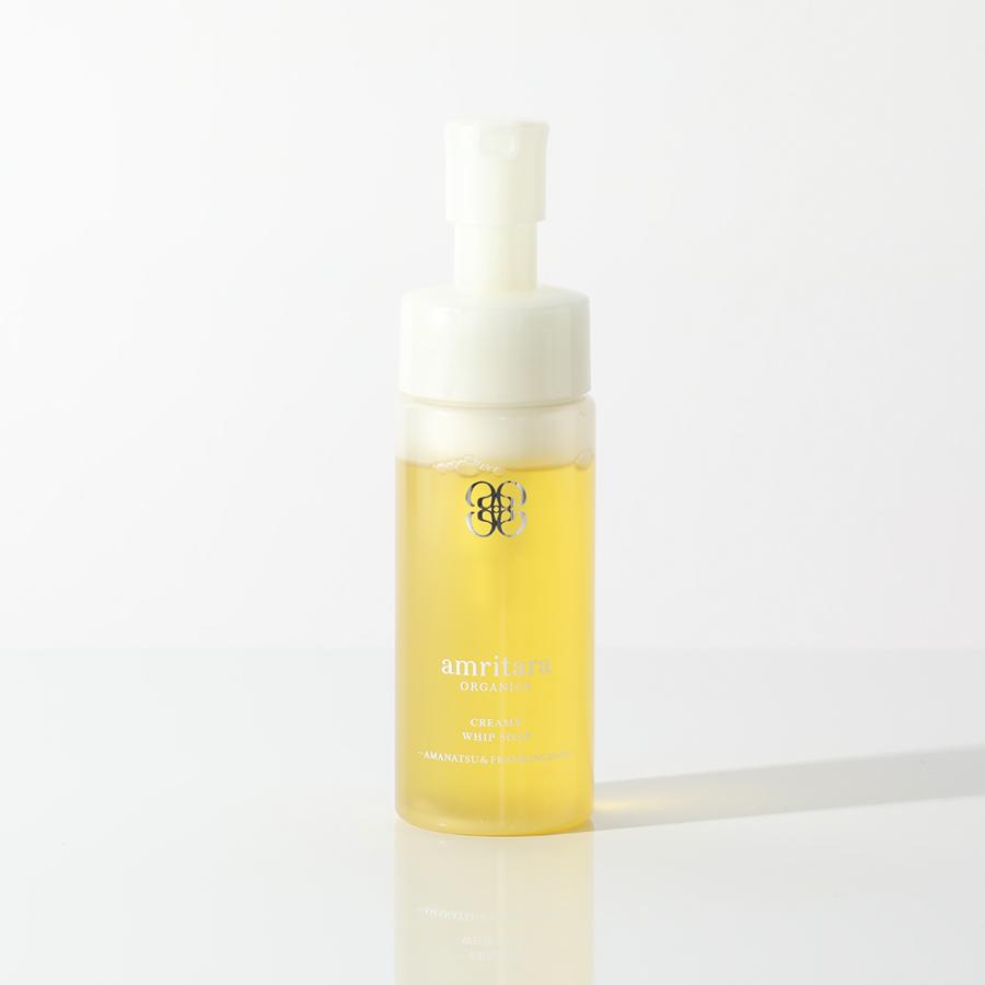新品 amritara クリーミー ホイップソープ 150ml　３本セット クリーミー ホイップソープ 甘夏＆フランキンセンス 150mL | 国産