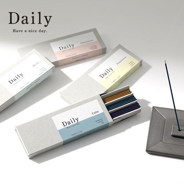 Daily デイリー お香スティック 3種アソート(Sweetness/Relax/Calm/Happiness) インセンス アロマ 香り 淡路島 線香 プレゼント ギフト 誕生日 :D0330006:サンテラボ - 通販 - Yahoo!ショッピング Daily デイリー お香スティック 3種アソート(Sweetness/Relax/Calm/Happiness) インセンス アロマ 香り 淡路島 線香 プレゼント ギフト 誕生日 :D0330006:サンテラボ - 通販 - Yahoo!ショッピング