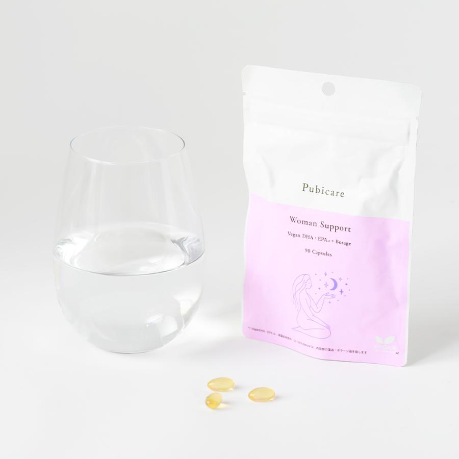 Pubicare Organic ピュビケア オーガニック ウーマンサポート ヴィーガンDHA・EPA+Borage 90カプセル オメガ3 ボラージオイル DHA |  | 03