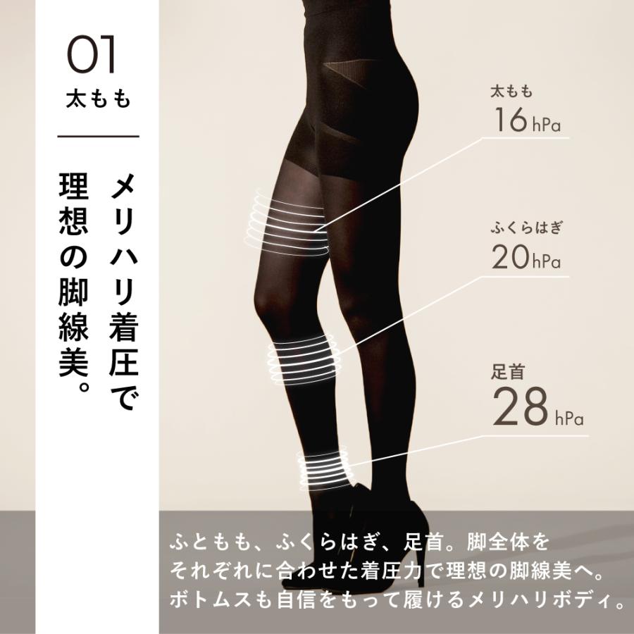 STYLE UP（スタイルアップ） サポートタイツ ハイサポート 28Hpa 骨盤