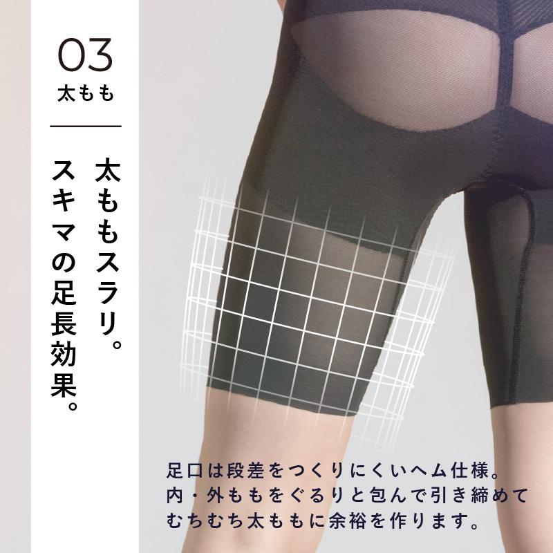 2枚セット ガードル 補整下着 引き締め ぽっこりお腹 補整下着 大きいサイズ 骨盤ガードル 産後 レギュラー スタイルアップ サンテラボ 日本製の画像