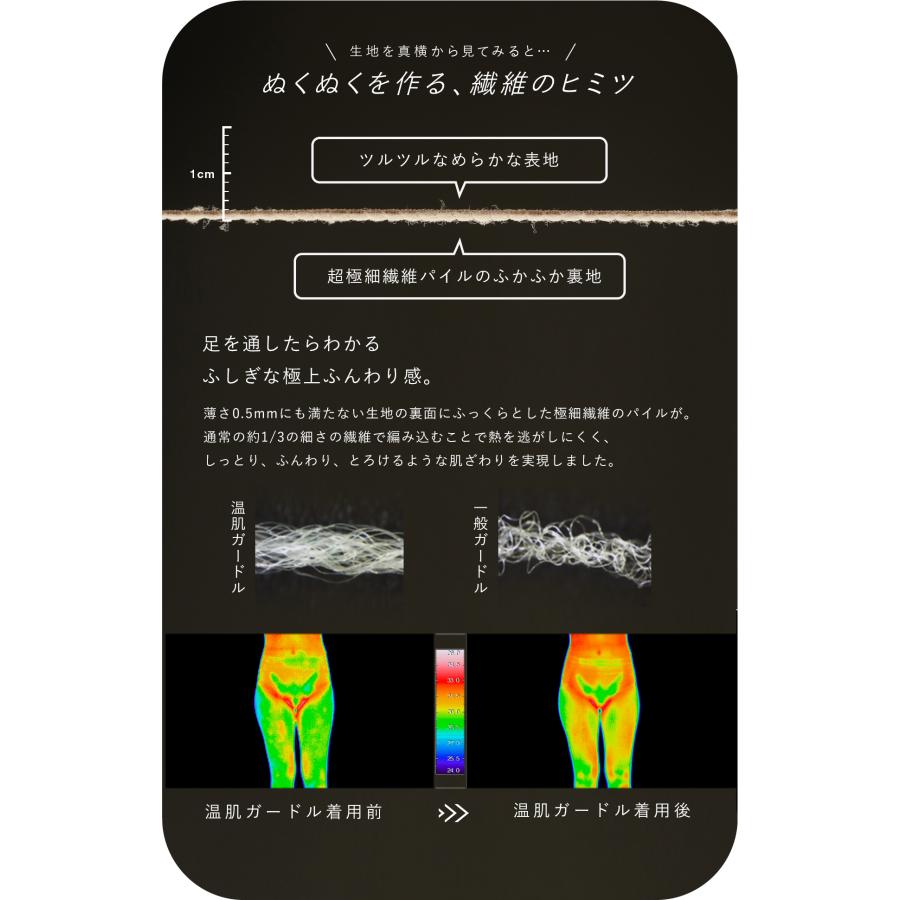 ガードル あったか 暖かい 裏起毛 補正下着 引き締め ぽっこりお腹 補整下着 ヒップアップ 骨盤 産後 ふんわり温肌ガードル スタイルアップ サンテラボ 日本製 | STYLE UP | 12