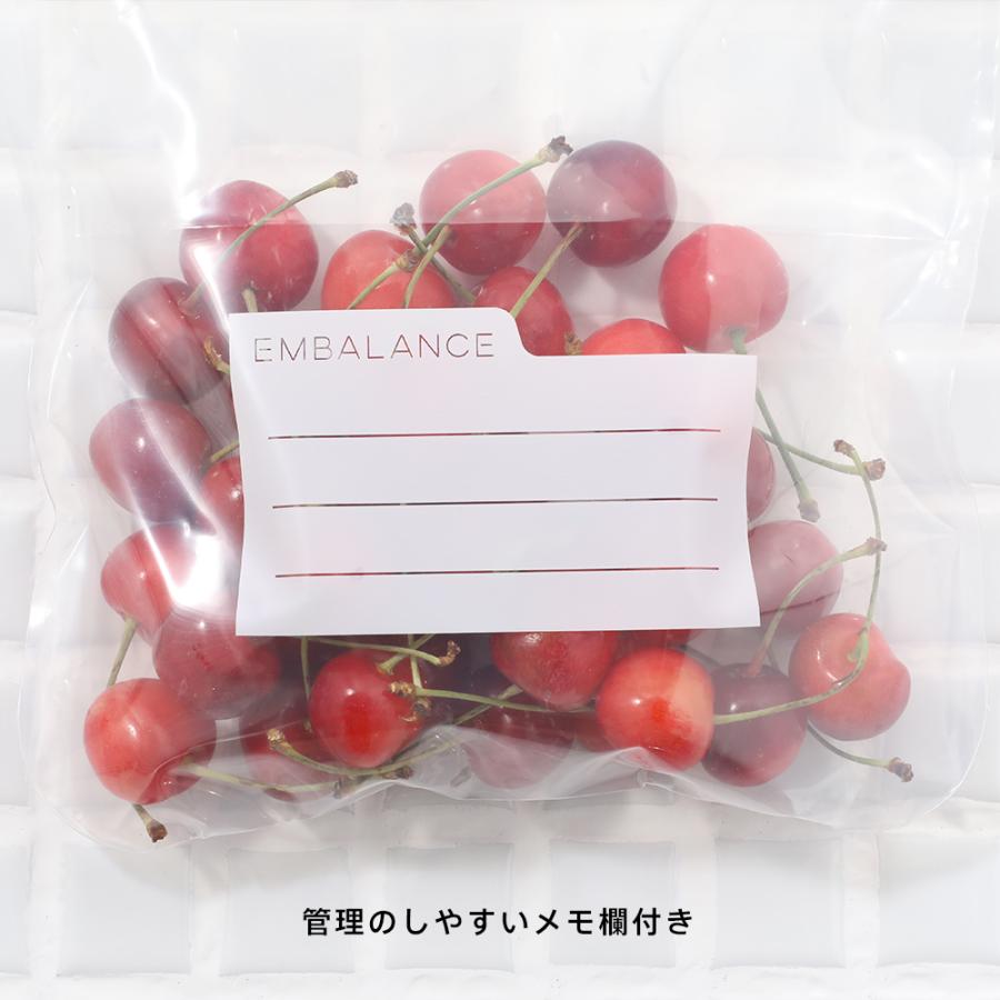 EMBALANCE エンバランス ジッパーバッグ 保存袋 食品保存 鮮度キープ｜santelabo｜09