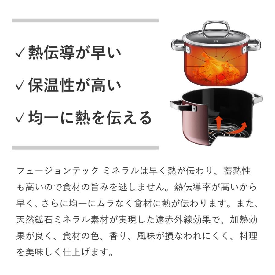 WMF（ヴェーエムエフ） 両手鍋 フュージョンテック ミネラル ハイ