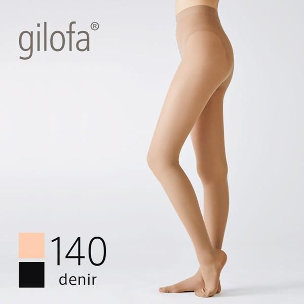 ギロファ ストッキング うのにもお得な 140D シースルー ファイン 一流の品質 パンスト GILOFA レディース メンズ 男女兼用 弾性ストッキング 着圧 医療用