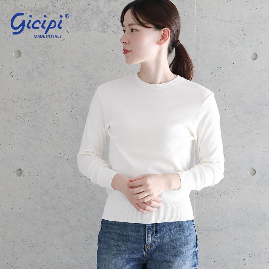 gicipi（ジチピ） フラーゴラ クルーネックジャストフィットニットソー