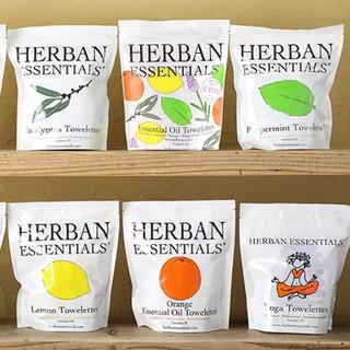 ハーバンエッセンシャルズ アロマタオル 20枚入り ウエットティッシュ アロマ フレグランスシート フレグランス の商品画像