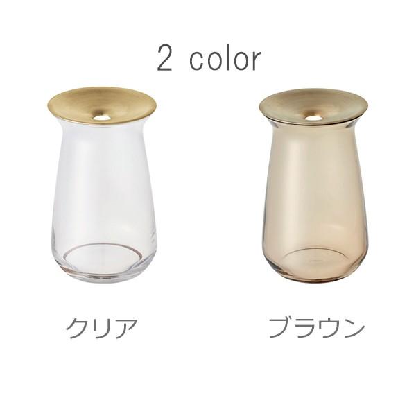 キントー フラワーベース LUNA ベース 80×130mm 360ml 一輪挿し 花瓶 ナチュラル シンプル おしゃれ 花器 ギフト インテリア ガラス KINTO｜santelabo｜02