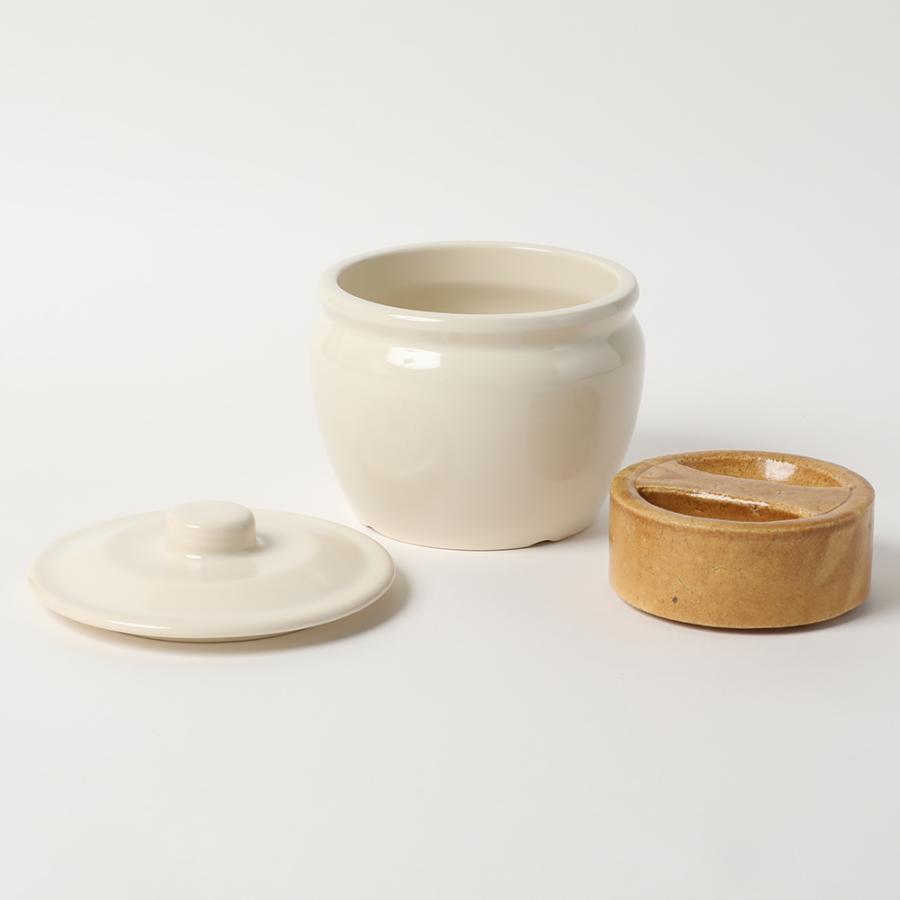 かもしか道具店 浅漬けの壺 重石付き 浅漬け 陶器 保存容器 容器 三重